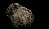 The meteorite is as big as a mountain rushing towards Earth