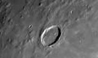 The moon hole is that of an alien?