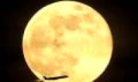 The moon is the brightest and brightest of the year