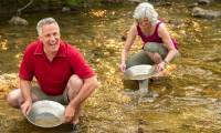 The most unique river in the world: Filled with precious things only when the flood water recedes will appear more