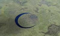 The mysterious 'Eye' island floating in the middle of the swamp