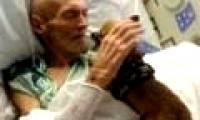 The patient miraculously recovered after meeting his dog