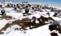 The phenomenon of snowfall is very strange in the Atacama desert