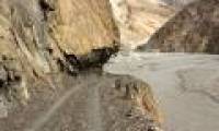 The road is over 3,000 meters high through the canyon