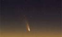 The sight of a comet in the southern hemisphere