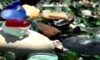 The sparkling glass beach is in danger of disappearing
