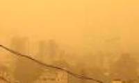 The Syrian war caused an unusual sandstorm in the Middle East