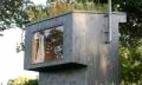 The toilet uses manure to grow flowers on the roof, then guides the flowers on to the person sitting inside to smell