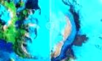 The world's fastest melting glaciers through satellite images 30 years apart