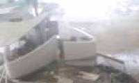 The world's most dangerous airport was devastated by the typhoon Irma
