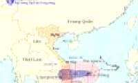 This afternoon storms into the waters of Binh Dinh - Phu Yen provinces
