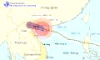 This afternoon, Typhoon Nesat landed in Quang Ninh - Nam Dinh