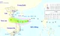 This evening, the tropical depression landed in Quang Binh - Da Nang