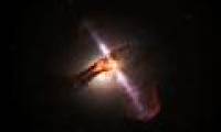 This is the surreal image of the black hole in the universe