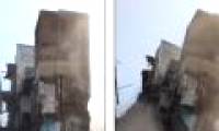 Three-story house collapsed in an instant because the raging rats
