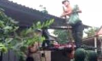 Typhoon hit Quang Binh - Quang Tri