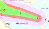 Typhoon Kalmaegi directly affects the North