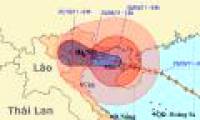 Typhoon landed from Quang Ninh to Nam Dinh
