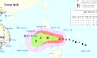 Typhoon Melor with the strongest winds of 185km / h towards the East Sea