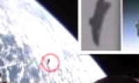 UFO hovering near the International Space Station?