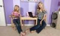 Unique twin sisters