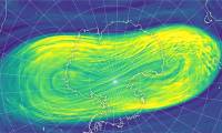 Unusual polar vortex appears in Antarctica
