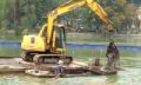 Use bucket of sludge dredge machine: Take care of the habitat of Turtle tool