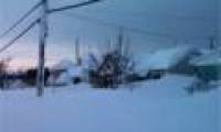 Video: A close-up of the giant snowstorm when viewed from the inside