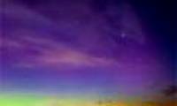 Video: Aurora and noctilucent clouds appear at the same time