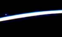 Video: Blue sphere glows near the ISS station