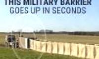 Video: Build 400m military fence in less than 1 minute