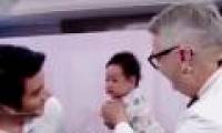 Video: Pediatrician with the secret to coaxing babies to stop crying for 30 seconds