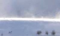 Video: The rare 'snow god phantom' appears on the horizon