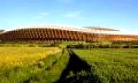 Video: The world's first wooden stadium