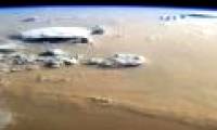 What does dust storm on Earth look like from space?