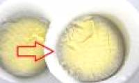 What does it mean when hard boiled eggs appear?
