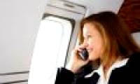 What happens if the phone is not turned off on an airplane?