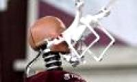 What happens when a drone plunges into our heads?