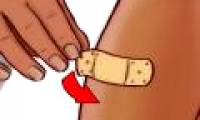 When removing individual adhesive tape, should it be jerked gently or gently, it will be less painful?