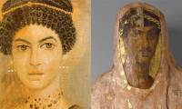 Why did the ancients put portraits on the face of an Egyptian mummy?