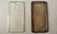 Why does the clear case turn yellow after a period of use?