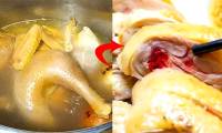 Why is boiled chicken still red?