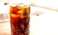 Why is carbonated water poured into the cup when it is poured?