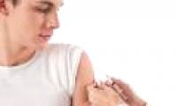 Why not rub your hands on the injection site?