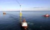World's first floating wind power generation station